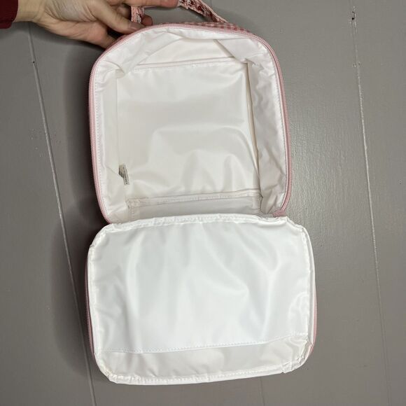 Vera Bradley Sanrio Hello Kitty Gingham Pink Lay Flat Lunch Bag Box New 2023 - Picture 3 of 6